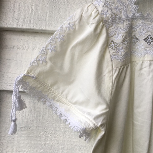 Madewell Smock Boho Eyelet Dress - Picture 7 of 8